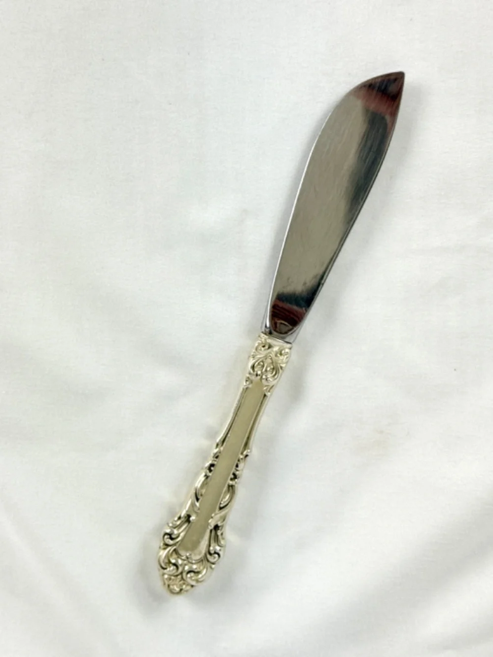 Vintage Grande Renaissance Sterling Silver Butter Knife Reed and Barton 7 inch